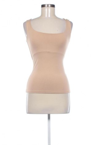 Damska koszulka na ramiączkach Zara, Rozmiar S, Kolor Brązowy, Cena 30,99 zł