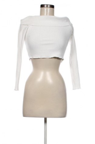 Damski sweter Bershka, Rozmiar M, Kolor Biały, Cena 97,63 zł