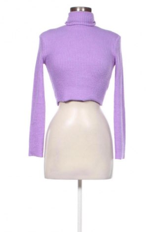 Damski sweter Bershka, Rozmiar M, Kolor Fioletowy, Cena 54,28 zł