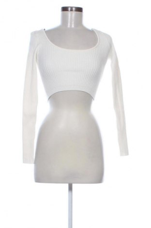 Damenpullover Bershka, Größe S, Farbe Weiß, Preis 15,00 €