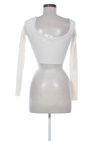 Damenpullover Bershka, Größe S, Farbe Weiß, Preis 15,00 €