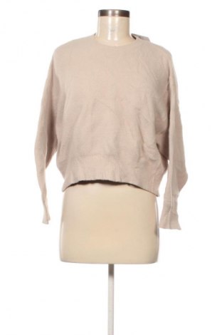 Γυναικείο πουλόβερ Bershka, Μέγεθος L, Χρώμα  Μπέζ, Τιμή 8,99 €