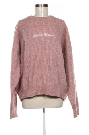 Damenpullover Bershka, Größe L, Farbe Aschrosa, Preis 10,99 €