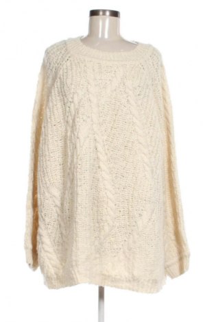 Damenpullover Bpc Bonprix Collection, Größe 5XL, Farbe Ecru, Preis 15,99 €