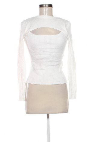 Pulover de femei Clockhouse, Mărime M, Culoare Ecru, Preț 26,99 Lei