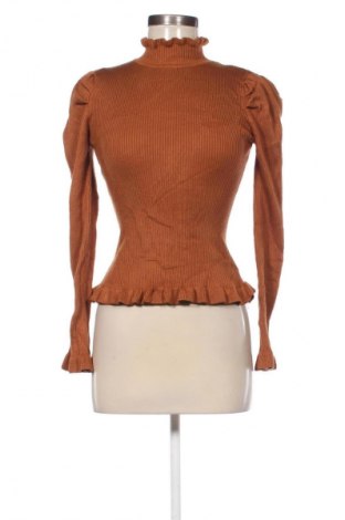 Damski sweter Drole De Copine, Rozmiar M, Kolor Brązowy, Cena 43,99 zł