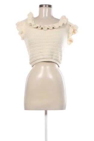 Pulover de femei H&M, Mărime M, Culoare Ecru, Preț 35,99 Lei