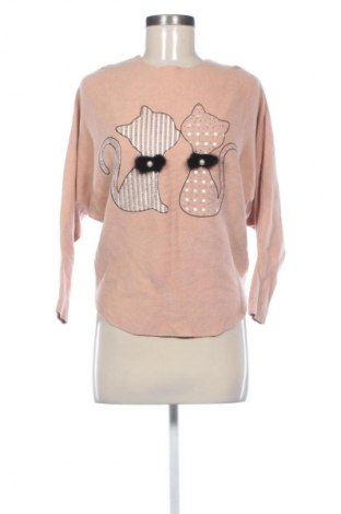 Pulover de femei Moewy, Mărime M, Culoare Bej, Preț 39,99 Lei