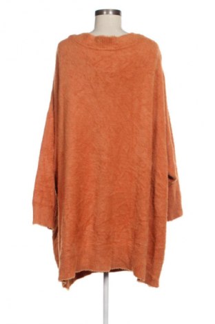 Γυναικείο πουλόβερ Rainbow, Μέγεθος 5XL, Χρώμα Πορτοκαλί, Τιμή 11,99 €