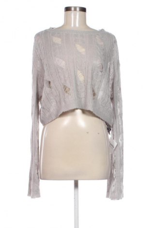 Damenpullover Romwe, Größe M, Farbe Grau, Preis 14,77 €