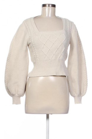 Damski sweter SHEIN, Rozmiar S, Kolor ecru, Cena 80,38 zł