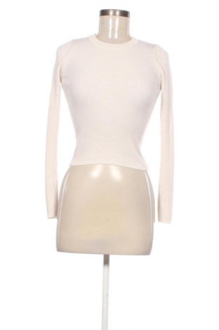 Pulover de femei Stradivarius, Mărime S, Culoare Ecru, Preț 77,00 Lei