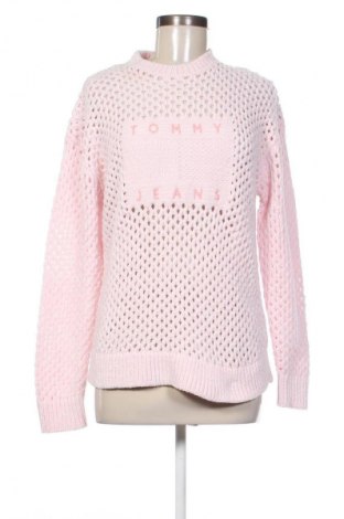Γυναικείο πουλόβερ Tommy Jeans, Μέγεθος XXS, Χρώμα Ρόζ , Τιμή 114,99 €