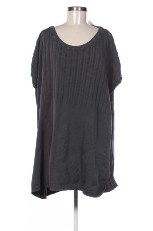 Damenpullover Ulla Popken, Größe 4XL, Farbe Grau, Preis 20,96 €