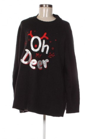 Damenpullover Ulla Popken, Größe XL, Farbe Schwarz, Preis 15,99 €