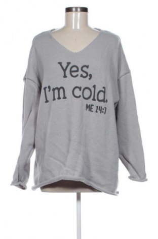 Дамски пуловер Unbranded, Размер L, Цвят Сив, Цена 6,64 €