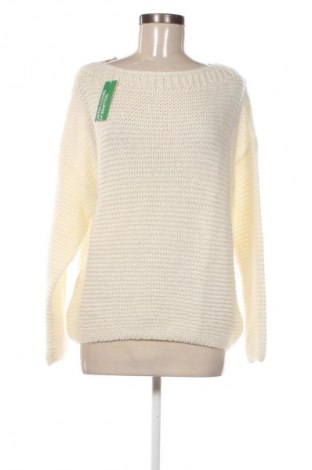 Damski sweter United Colors Of Benetton, Rozmiar M, Kolor Biały, Cena 250,99 zł