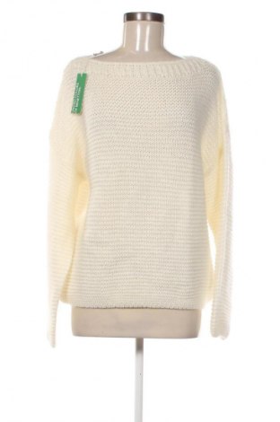 Дамски пуловер United Colors Of Benetton, Размер L, Цвят Бял, Цена 48,06 €