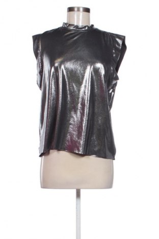Дамски топ Gina Tricot, Размер XL, Цвят Сребрист, Цена 14,00 €
