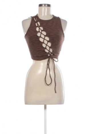 Дамски топ H&M Divided, Размер XS, Цвят Кафяв, Цена 5,11 €