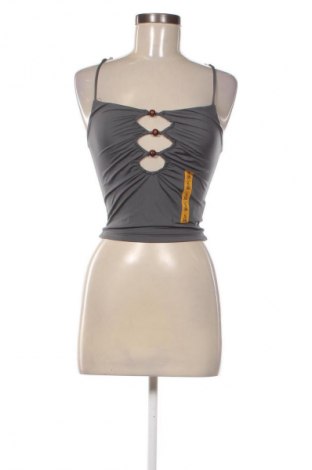 Дамски топ Pull&Bear, Размер S, Цвят Сив, Цена 19,42 €