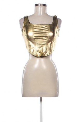 Damski top SHEIN, Rozmiar S, Kolor Złocisty, Cena 80,38 zł