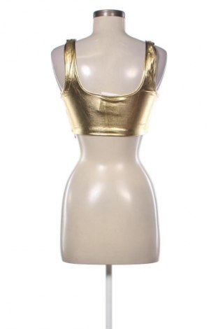 Damski top SHEIN, Rozmiar S, Kolor Złocisty, Cena 80,38 zł