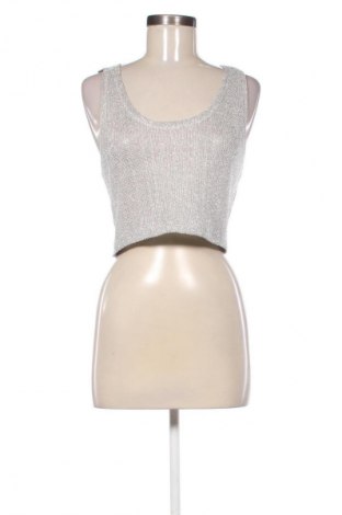 Damski top Unbranded, Rozmiar S, Kolor Srebrzysty, Cena 80,38 zł