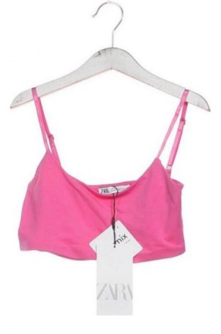 Дамски топ Zara, Размер S, Цвят Розов, Цена 17,38 €