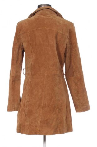 Damski skórzany płaszcz Goosecraft, Rozmiar XL, Kolor Brązowy, Cena 314,54 zł