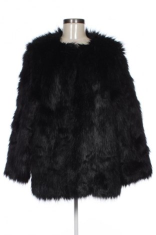 Palton din blană pentru damă H&M, Mărime L, Culoare Negru, Preț 739,99 Lei