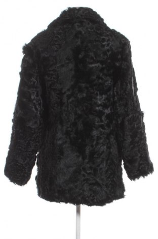 Дамско кожено палто Sandro, Размер XL, Цвят Черен, Цена 379,35 €