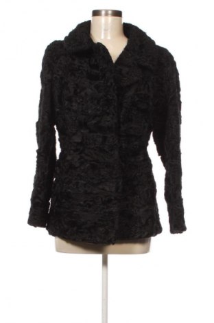 Damski skórzany płaszcz Unbranded, Rozmiar M, Kolor Czarny, Cena 524,99 zł