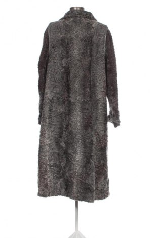 Дамско кожено палто Unbranded, Размер L, Цвят Сив, Цена 115,04 €