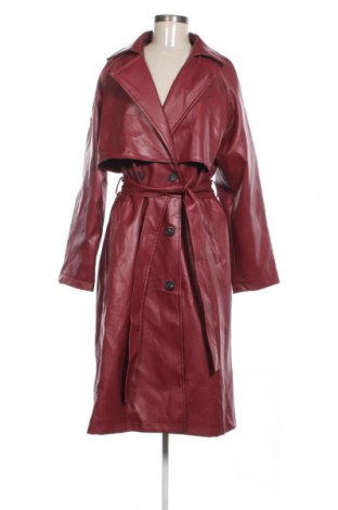 Δερμάτινο γυναικείο παλτό Unbranded, Μέγεθος XXL, Χρώμα Κόκκινο, Τιμή 104,99 €