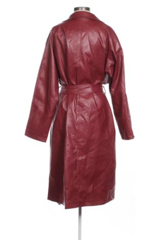 Δερμάτινο γυναικείο παλτό Unbranded, Μέγεθος XXL, Χρώμα Κόκκινο, Τιμή 104,99 €