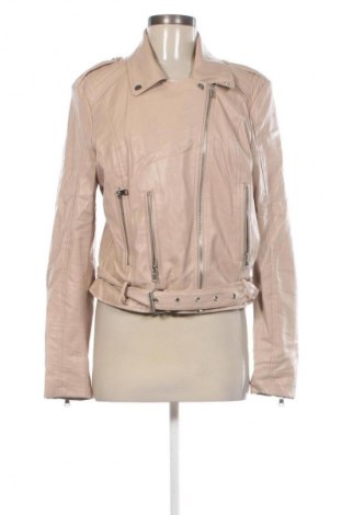 Дамско кожено яке Amisu, Размер L, Цвят Бежов, Цена 16,87 €