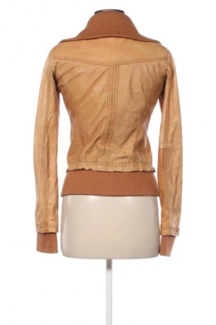 Damen Lederjacke Bershka, Größe S, Farbe Braun, Preis 49,60 €