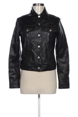 Дамско кожено яке Costume National, Размер S, Цвят Черен, Цена 135,49 €