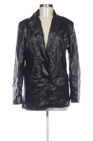 Γυναικείο δερμάτινο μπουφάν Fb Sister, Μέγεθος M, Χρώμα Μαύρο, Τιμή 18,99 €