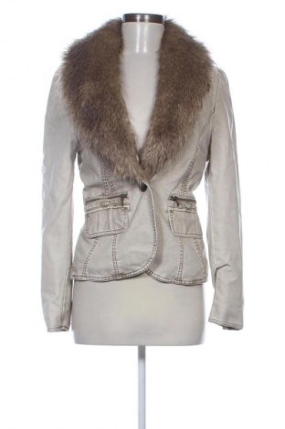 Дамско кожено яке Guess, Размер M, Цвят Бежов, Цена 52,67 €