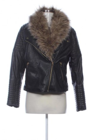 Γυναικείο δερμάτινο μπουφάν H&M, Μέγεθος S, Χρώμα Μαύρο, Τιμή 30,00 €