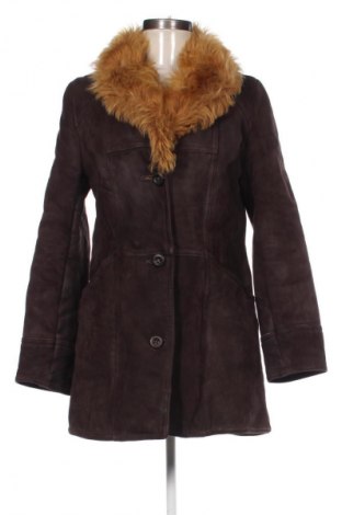 Дамско кожено яке Kara, Размер L, Цвят Кафяв, Цена 66,47 €