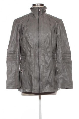 Damen Lederjacke Mainpol, Größe M, Farbe Grau, Preis € 48,99