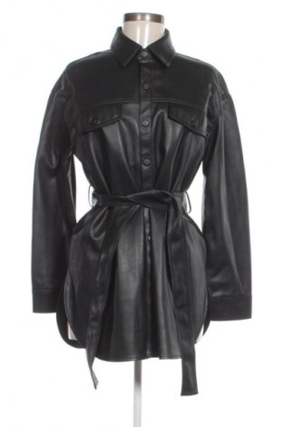 Damen Lederjacke Mango, Größe S, Farbe Schwarz, Preis 20,96 €