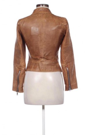 Damen Lederjacke Mango, Größe XS, Farbe Braun, Preis 23,96 €
