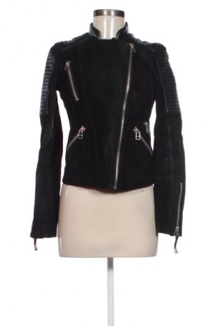 Damen Lederjacke Mango, Größe S, Farbe Schwarz, Preis € 25,99