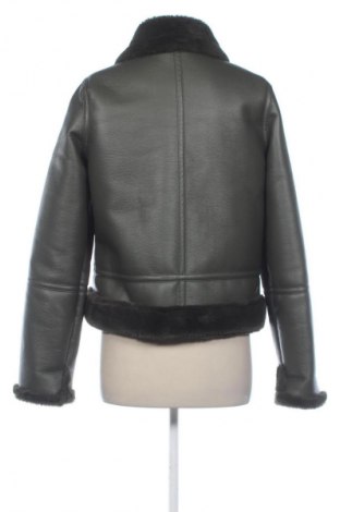 Дамско кожено яке Mohito, Размер S, Цвят Зелен, Цена 29,63 €