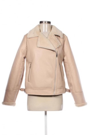 Damska kurtka skórzana Mohito, Rozmiar S, Kolor Beżowy, Cena 160,75 zł