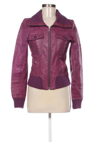 Damen Lederjacke ONLY, Größe S, Farbe Lila, Preis 44,00 €